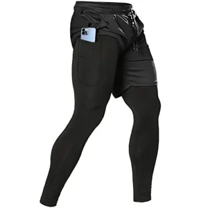 Men's 2 in 1 Running Pants