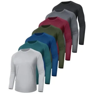 7 Pack Long Sleeve Shirts for Men